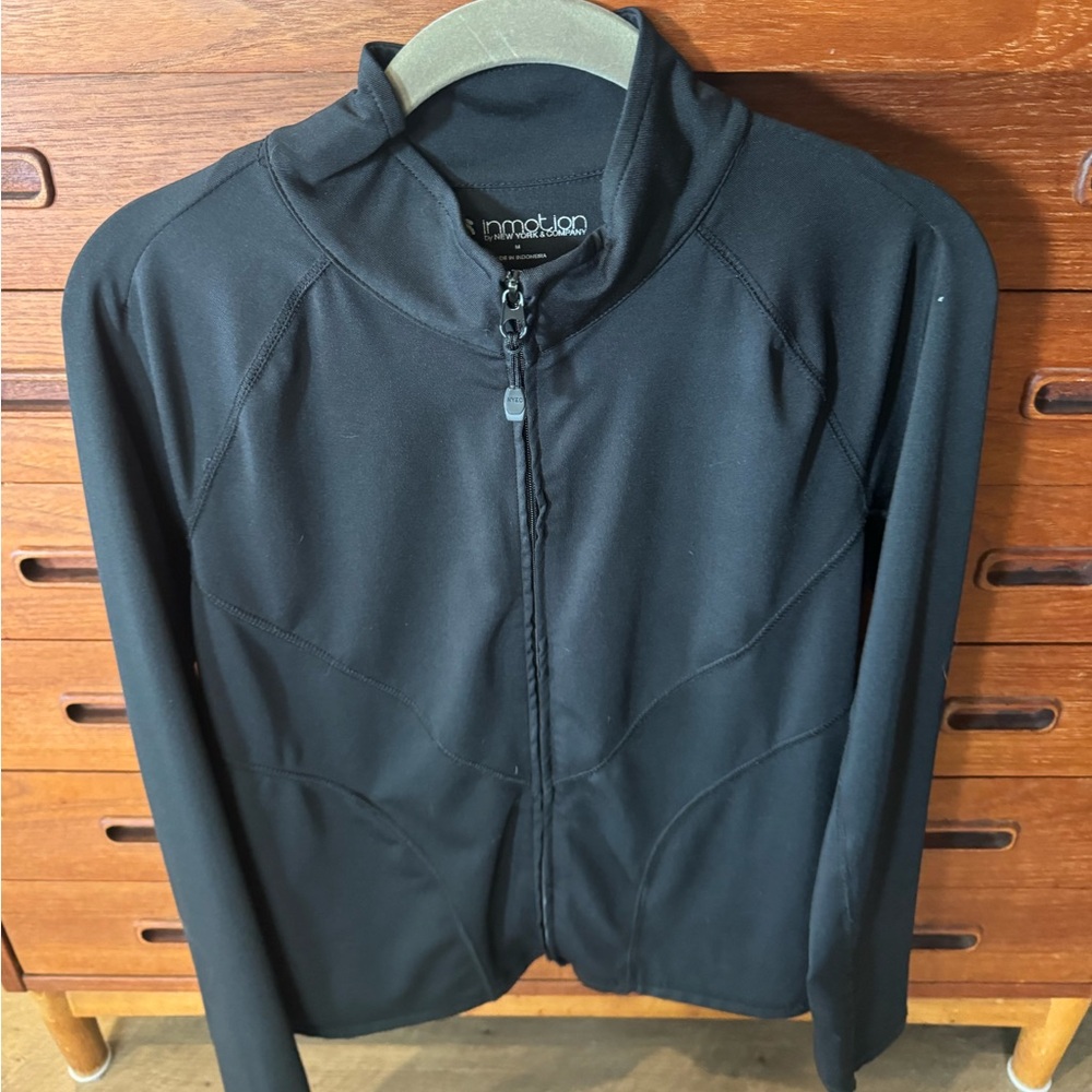 Inmotion Black Zip-Detail Jacket